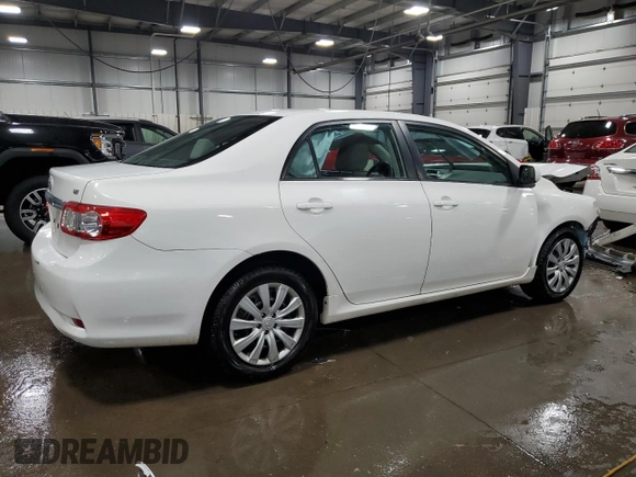 2013 Toyota Corolla L with VIN 2T1BU4EE2DC966404, listed as a Copart auction lot 49844765 with 127,638 mi miles and Salvage Title. Bid and sale history available at carsss.com. Image 3.