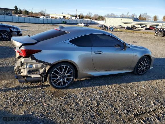 2016 Lexus RC 200t with VIN JTHHA5BCXG5003424, listed as a Copart auction lot 41514645 with 108,366 mi miles and Salvage Title. Bid and sale history available at carsss.com. Image 3.