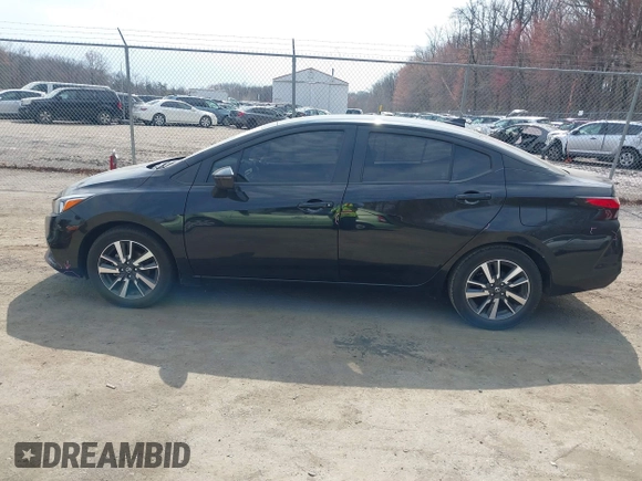 2021 Nissan Versa SV with VIN 3N1CN8EV5ML855547, listed as a IAAI auction lot 41827009 with 97,525 mi miles and . Bid and sale history available at DreamBid. Image 14.