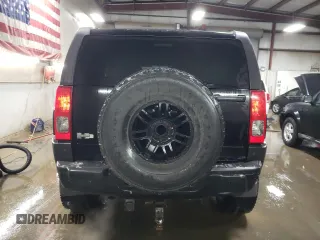 2007 Hummer H3 SUV with VIN 5GTDN13E578119621, listed as a Copart auction lot 41521255 with 142,776 mi miles and Salvage Title. Bid and sale history available at DreamBid. Image 6.