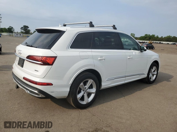 2020 Audi Q7 Premium with VIN WA1AXAF78LD000670, listed as a Copart auction lot 60651165 with 63,220 mi miles and Clean title. Bid and sale history available at DreamBid. Image 3.