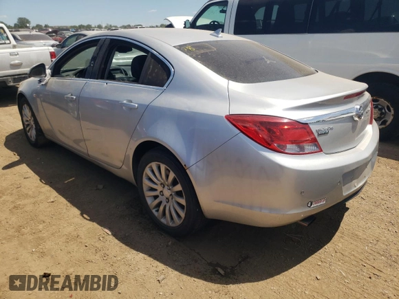 2011 Buick Regal CXL Turbo TO1 with VIN W04GV5EV5B1076340, listed as a Copart auction lot 66847104 with 148,503 mi miles and Salvage Title. Bid and sale history available at carsss.com. Image 2.