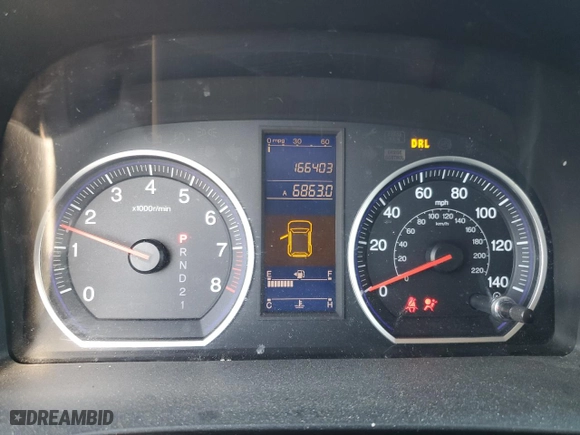 2011 Honda CR-V SE with VIN 5J6RE4H49BL002820, listed as a Copart auction lot 53569445 with 166,403 mi miles and Salvage Title. Bid and sale history available at carsss.com. Image 9.