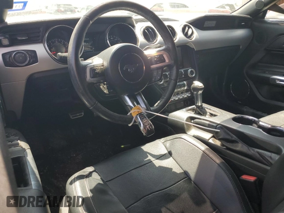 2015 Ford Mustang EcoBoost Premium with VIN 1FATP8UH4F5383790, listed as a Copart auction lot 54439435 with 127,658 mi miles and Salvage title. Bid and sale history available at DreamBid. Image 8.