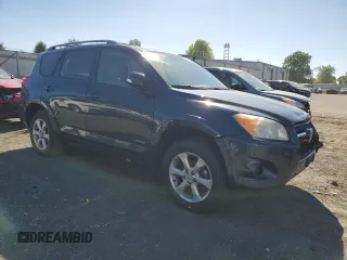 2010 Toyota RAV4 Limited with VIN 2T3DK4DVXAW032542, listed as a Copart auction lot 57050155 with 222,297 mi miles and Salvage title. Bid and sale history available at DreamBid. Image 4.
