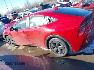 2024 Toyota Prius LE with VIN JTDADABU3R3023170, listed as a IAAI auction lot 41541285 with 128 mi miles. Bid and sale history available at carsss.com. Image 14.