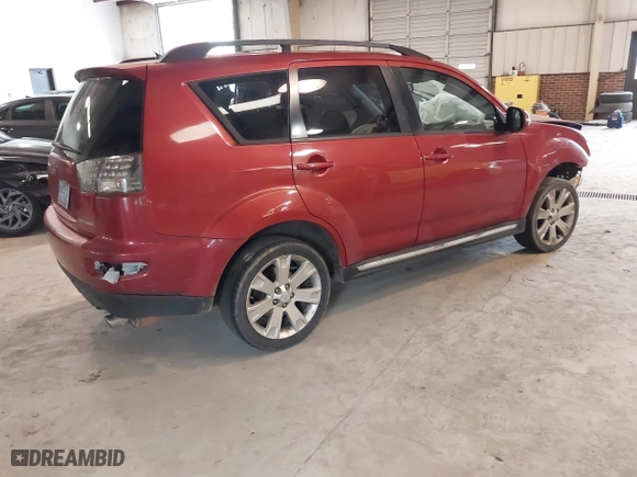 2012 Mitsubishi Outlander SE with VIN JA4AS3AW9CU016434, listed as a IAAI auction lot 41757429 with 152,484 mi miles. Bid and sale history available at carsss.com. Image 4.