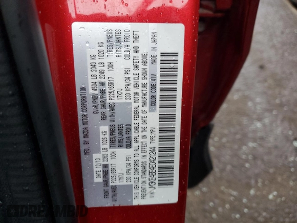 2014 Mazda CX-5 Sport with VIN JM3KE4BE4E0421244, listed as a Copart auction lot 50047925 with 184,376 mi miles and Salvage Title. Bid and sale history available at carsss.com. Image 13.