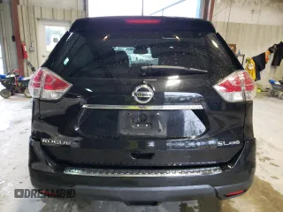 2016 Nissan Rogue SL with VIN 5N1AT2MV9GC738798, listed as a Copart auction lot 52152975 with 76,444 mi miles and Salvage Title. Bid and sale history available at DreamBid. Image 6.