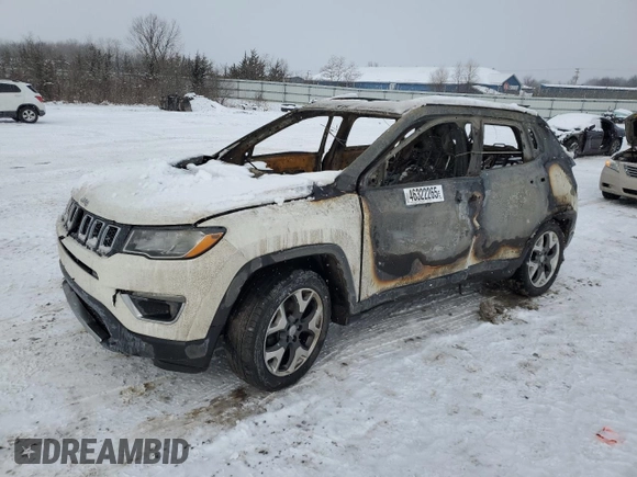 2018 Jeep Compass Limited с VIN 3C4NJCCB1JT322345, выставлен на аукционе Copart как лот 46322265 с пробегом Не указан миль и На запчасти • Non repairable. История ставок и продаж доступна на DreamBid. Изображение 1.