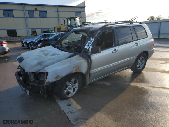 2001 Toyota Highlander with VIN JTEGF21A110007309, listed as a Copart auction lot 84865304 with 0 mi miles and Non Repairable. Bid and sale history available at carsss.com. Image 1.