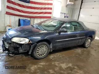 2002 Chrysler Sebring with VIN 1C3EL45R92N319516, listed as a Copart auction lot 44704705 with 107,531 mi miles and Salvage title. Bid and sale history available at DreamBid. Image 1.