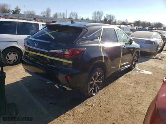 2017 Lexus RX with VIN 2T2BZMCA2HC131986, listed as a Copart auction lot 44829393 with 0 mi miles and Non Repairable. Bid and sale history available at carsss.com. Image 3.