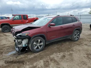 2019 Jeep Cherokee Limited z VIN 1C4PJMDX6KD243852, wystawiony jako Copart lot #55227495 z przebiegiem 86 031 mil mil oraz Szkoda całkowita • Salvage title. Historia ofert i sprzedaży dostępna na DreamBid. Obrazek 1.