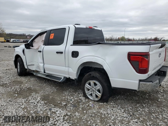 2024 Ford F-150 with VIN 1FTFW1FD4RFB40135, listed as a Copart auction lot 51074655 with Not provided miles and Salvage title. Bid and sale history available at DreamBid. Image 2.