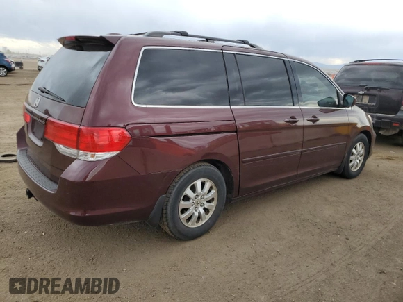 2008 Honda Odyssey EX-L with VIN 5FNRL38678B075882, listed as a Copart auction lot 52539105 with 207,404 mi miles and Salvage Title. Bid and sale history available at carsss.com. Image 3.
