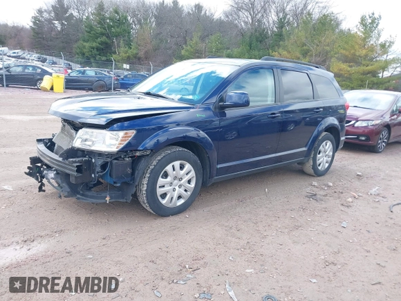 2019 Dodge Journey SE with VIN 3C4PDCBBXKT707700, listed as a IAAI auction lot 42038474 with 57,903 mi miles and . Bid and sale history available at DreamBid. Image 20.