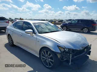 2013 Lexus GS 350 with VIN JTHBE1BLXD5009657, listed as a IAAI auction lot 42576118 with 122,426 mi miles and . Bid and sale history available at DreamBid. Image 1.