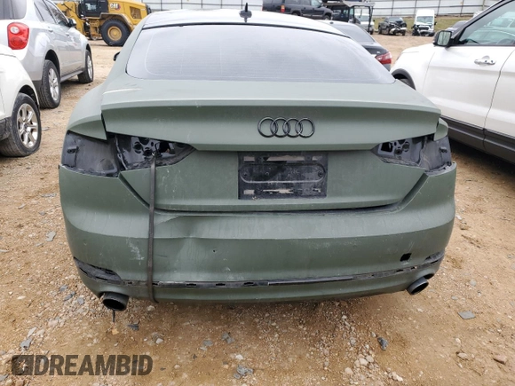 2018 Audi A5 Sportback Premium Plus with VIN WAUBNCF50JA097319, listed as a Copart auction lot 36797884 with 51,749 mi miles. Bid and sale history available at carsss.com. Image 6.