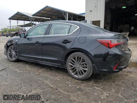 2019 Acura ILX w/Premium/A-Spec Pkg with VIN 19UDE2F88KA002086, listed as a Copart auction lot 49736515 with 35,396 mi miles and Salvage Title. Bid and sale history available at carsss.com. Image 2.