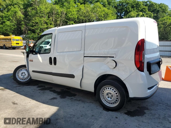 2022 Ram ProMaster City Cargo Tradesman with VIN ZFBHRFAB6N6Y24331, listed as a Copart auction lot 56729625 with 32,854 mi miles and Salvage title. Bid and sale history available at DreamBid. Image 2.