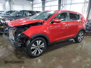 2011 Kia Sportage EX with VIN KNDPC3A26B7052038, listed as a Copart auction lot 59499105 with 106,858 mi miles and Salvage title. Bid and sale history available at DreamBid. Image 1.