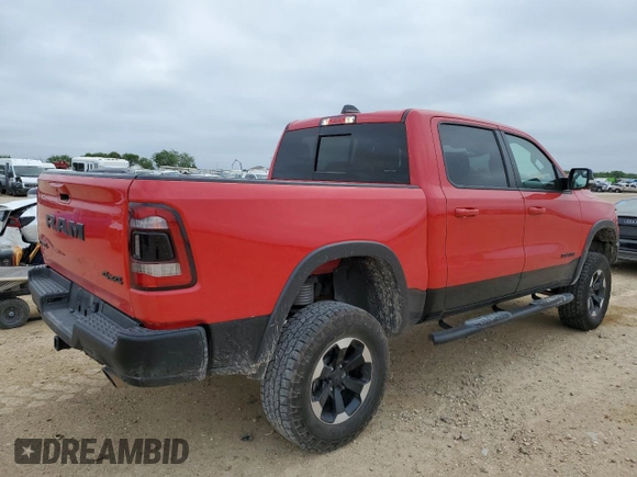 2022 Ram 1500 Rebel z VIN 1C6SRFLTXNN204328, wystawiony jako Copart lot #55575875 z przebiegiem 37 663 mil mil oraz Szkoda całkowita • Salvage title. Historia ofert i sprzedaży dostępna na DreamBid. Obrazek 3.