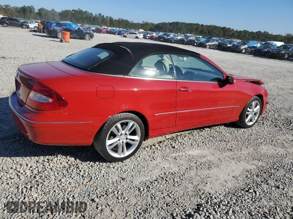 2009 Mercedes-Benz CLK 350 with VIN WDBTK56F09T106832, listed as a Copart auction lot 80189174 with 152,662 mi miles and Salvage Title. Bid and sale history available at DreamBid. Image 3.