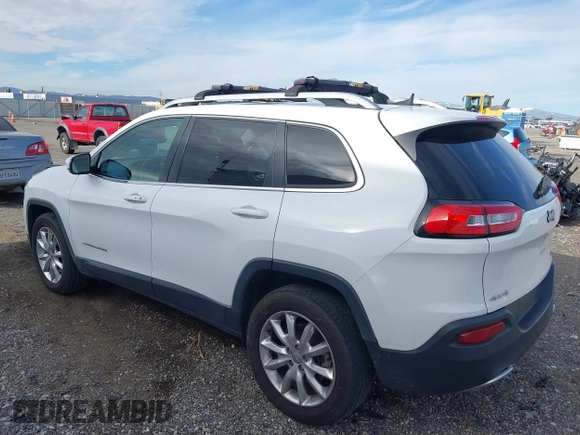 2017 Jeep Cherokee Limited z VIN 1C4PJMDB6HW555493, wystawiony jako IAAI lot #41799350 z przebiegiem 92 591 mil mil oraz . Historia ofert i sprzedaży dostępna na DreamBid. Obrazek 3.