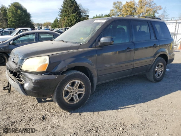 2004 Honda Pilot EX with VIN 2HKYF186X4H545678, listed as a Copart auction lot 76511534 with 197,814 mi miles and Salvage Title. Bid and sale history available at carsss.com. Image 1.