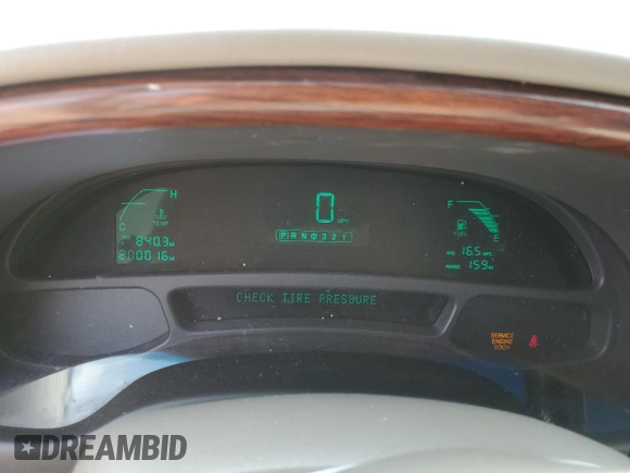 2001 Cadillac DeVille z VIN 1G6KD54YX1U242656, wystawiony jako Copart lot #54566105 z przebiegiem 200 016 mil mil oraz Szkoda całkowita • Salvage title. Historia ofert i sprzedaży dostępna na DreamBid. Obrazek 9.