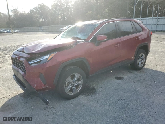 2022 Toyota RAV4 Hybrid XLE with VIN 4T3RWRFV2NU060815, listed as a Copart auction lot 47357465 with 21,021 mi miles and Salvage Title. Bid and sale history available at carsss.com. Image 1.