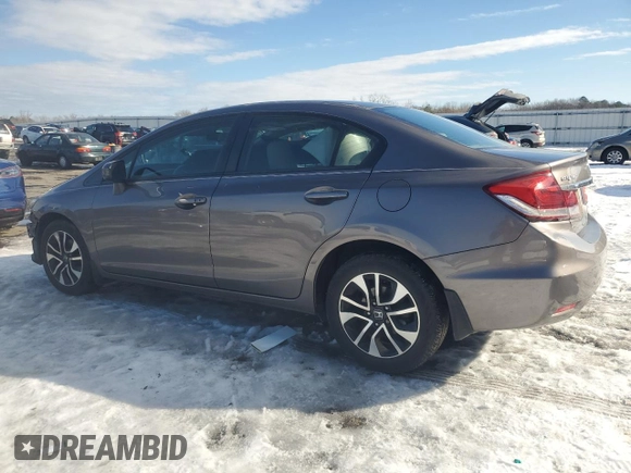 2014 Honda Civic Sedan EX with VIN 19XFB2F85EE269476, listed as a Copart auction lot 41582925 with 88,737 mi miles and Salvage Title. Bid and sale history available at carsss.com. Image 2.