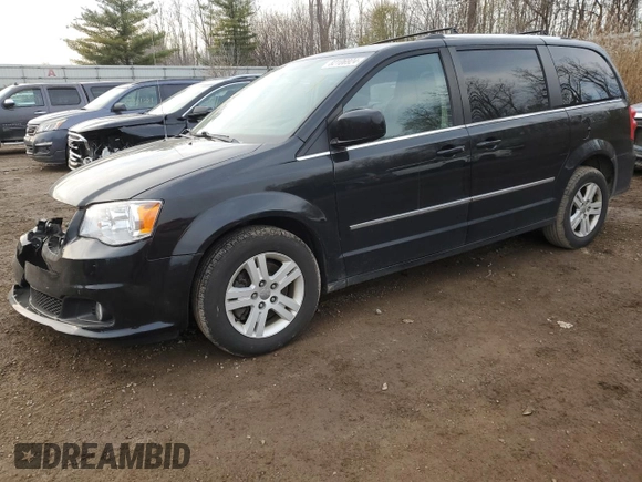 2017 Dodge Grand Caravan Crew Plus with VIN 2C4RDGDG6HR687014, listed as a Copart auction lot 82106924 with 115,255 mi miles and Clean Title. Bid and sale history available at DreamBid. Image 1.