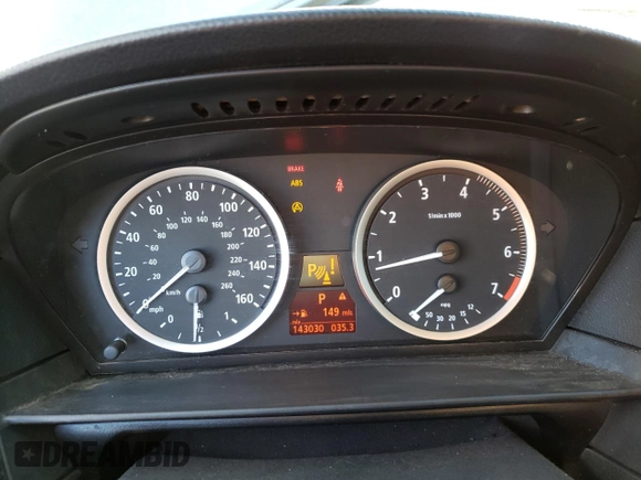 2007 BMW 5 Series 550i with VIN WBANB53507CP06492, listed as a Copart auction lot 44062275 with 143,030 mi miles and Clean Title. Bid and sale history available at DreamBid. Image 9.