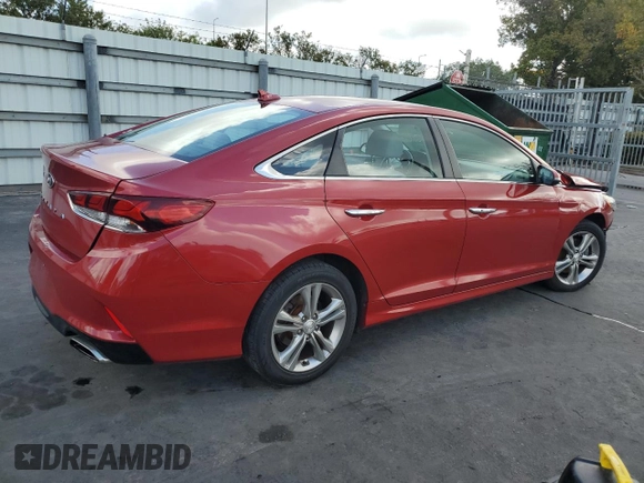 2018 Hyundai Sonata Limited with VIN 5NPE34AF2JH608341, listed as a Copart auction lot 50949365 with 52,815 mi miles and Salvage Title. Bid and sale history available at carsss.com. Image 3.