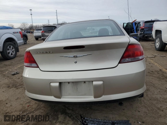2005 Chrysler Sebring z VIN 1C3EL46X85N596207, wystawiony jako Copart lot #42502875 z przebiegiem Nie podano mil oraz Czysty tytuł • Clean title. Historia ofert i sprzedaży dostępna na DreamBid. Obrazek 6.