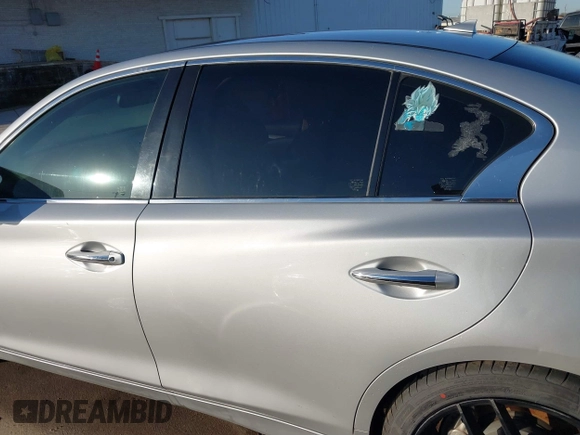 2015 Infiniti Q50 Premium with VIN JN1BV7AP8FM331816, listed as a IAAI auction lot 41760845 with 168,507 mi miles. Bid and sale history available at carsss.com. Image 14.