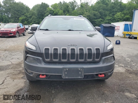 2014 Jeep Cherokee Trailhawk with VIN 1C4PJMBS6EW211385, listed as a Copart auction lot 55923255 with 162,753 mi miles and Clean title. Bid and sale history available at DreamBid. Image 5.