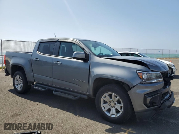 2021 Chevrolet Colorado 2WD LT with VIN 1GCGSCEA6M1120123, listed as a Copart auction lot 42838645 with 69,921 mi miles and Salvage Title. Bid and sale history available at carsss.com. Image 4.