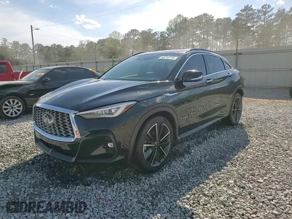 2022 Infiniti QX55 Sensory with VIN 3PCAJ5L39NF101440, listed as a Copart auction lot 50713715 with 65,329 mi miles and Salvage title. Bid and sale history available at DreamBid. Image 15.