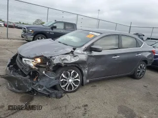 2019 Nissan Sentra S z VIN 3N1AB7AP7KY319393, wystawiony jako Copart lot #56287155 z przebiegiem 70 662 mil mil oraz Szkoda całkowita • Salvage title. Historia ofert i sprzedaży dostępna na DreamBid. Obrazek 1.