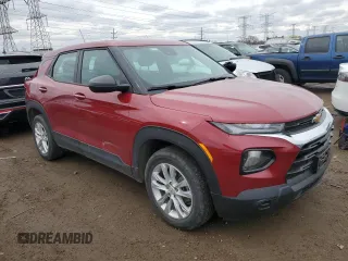 2021 Chevrolet TrailBlazer LS with VIN KL79MNSL5MB053560, listed as a Copart auction lot 51817485 with 72,101 mi miles and Salvage Title. Bid and sale history available at carsss.com. Image 4.
