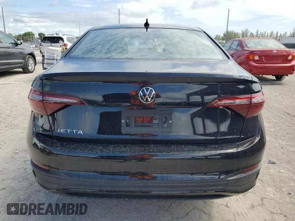 2024 Volkswagen Jetta S with VIN 3VW5M7BU4RM075715, listed as a Copart auction lot 62886015 with 21,207 mi miles and Clean title. Bid and sale history available at DreamBid. Image 6.