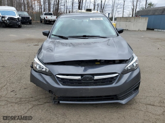 2022 Subaru Impreza with VIN 4S3GTAB61N3709801, listed as a Copart auction lot 53182765 with 33,656 mi miles and Salvage Title. Bid and sale history available at carsss.com. Image 5.