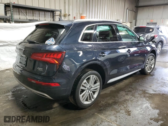 2018 Audi Q5 Premium Plus with VIN WA1BNAFY3J2024953, listed as a Copart auction lot 69177082 with 66,387 mi miles. Bid and sale history available at carsss.com. Image 3.