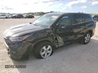 2023 Toyota Highlander L with VIN 5TDKDRAH9PS038176, listed as a Copart auction lot 62130115 with 28,787 mi miles and Non repairable. Bid and sale history available at DreamBid. Image 1.