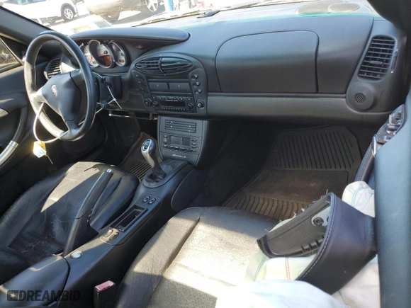 2002 Porsche Boxster S with VIN WP0CB29822U663271, listed as a Copart auction lot 67048454 with 35,137 mi miles and Salvage Title. Bid and sale history available at carsss.com. Image 8.