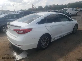 2016 Hyundai Sonata 2.4L Sport with VIN 5NPE34AF5GH431518, listed as a Copart auction lot 64954994 with 81,118 mi miles and Clean Title. Bid and sale history available at carsss.com. Image 3.
