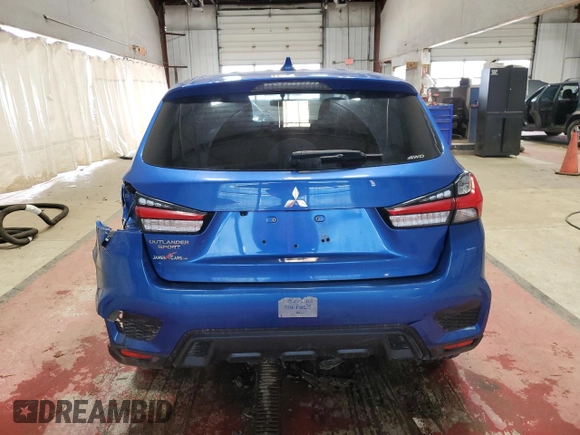 2020 Mitsubishi Outlander Sport ES 2.0 with VIN JA4AR3AU2LU005205, listed as a Copart auction lot 52110945 with 0 mi miles and Salvage Title. Bid and sale history available at carsss.com. Image 6.
